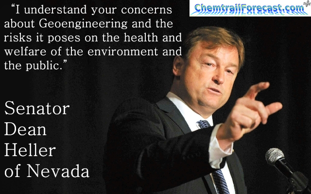 Senator Dean Heller of Nevada admits to geoengineering and chemtrails

(adsbygoogle = window.adsbygoogle || []).push({});
